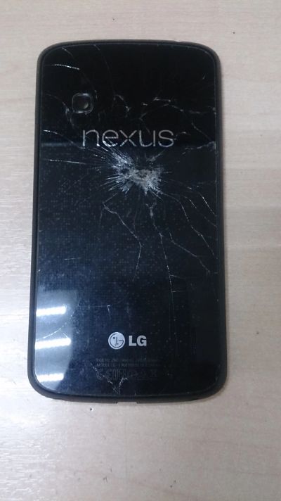 Лот: 14855419. Фото: 1. A270. LG Nexus 4 (E960) Задняя... Корпуса, клавиатуры, кнопки