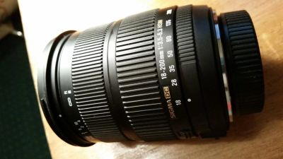 Лот: 5185417. Фото: 1. Sigma AF 18-200mm f/3.5-6.3 DC... Объективы