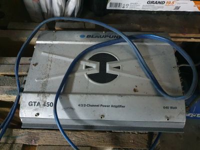 Лот: 20332240. Фото: 1. Усилитель Blaupunkt gta 450. Усилители