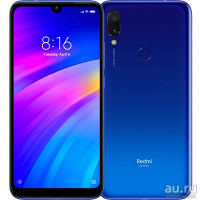 Лот: 13705007. Фото: 1. Xiaomi Redmi 7 4/64Gb + стекло... Смартфоны