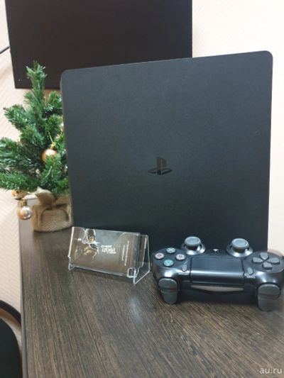 Лот: 15218623. Фото: 1. PlayStation 4 Slim б/у (возможна... Игровые приставки, консоли