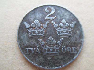 Лот: 6716546. Фото: 1. Швеция 2 эре 1950. Европа