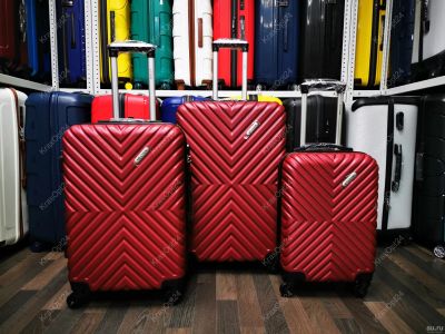 Лот: 15521003. Фото: 1. Чемодан Большой "New-Delhi" Бордовый... Чемоданы и сумки дорожные