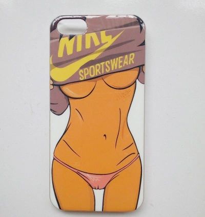 Лот: 4112200. Фото: 1. Чехол Iphone 5 / 5s девушка nike. Чехлы, бамперы
