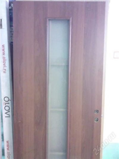 Лот: 2855664. Фото: 1. дверное полотно со стеклом + коробка... Двери межкомнатные