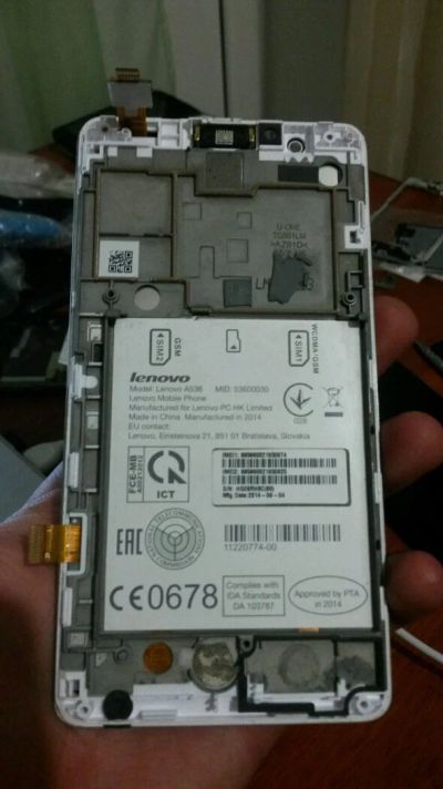 Лот: 10913082. Фото: 1. Lenovo A536. Дисплеи, дисплейные модули, тачскрины
