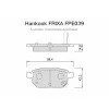 Лот: 14634787. Фото: 1. FPE039 \0446612130\HANKOO торм... Запчасти