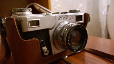 Лот: 4962855. Фото: 1. Фотоаппарат Киев 4 с объективом... Плёночные зеркальные