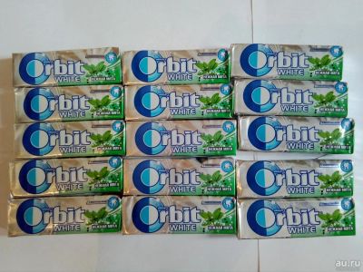 Лот: 11107184. Фото: 1. Orbit мята. Жевательная резинка