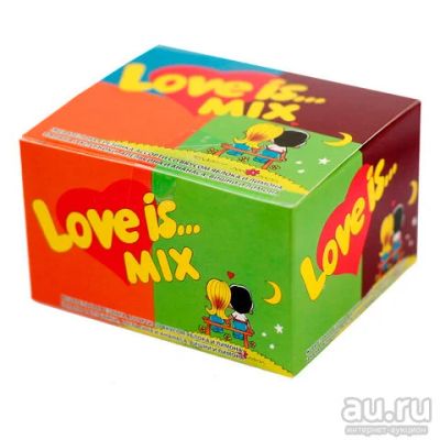 Лот: 8944798. Фото: 1. Love is MIX Жевательная резинка... Жевательная резинка