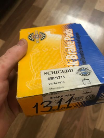 Лот: 16455312. Фото: 1. Задние тормозные колодки дисковые... Тормозная система