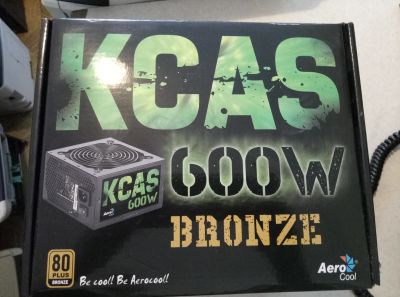 Лот: 14275748. Фото: 1. Блок питания Aerocool KCAS600... Корпуса, блоки питания