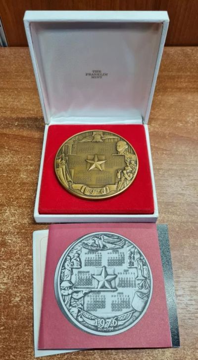 Лот: 18687888. Фото: 1. США 1976 Медаль 200 лет независимости... Сувенирные
