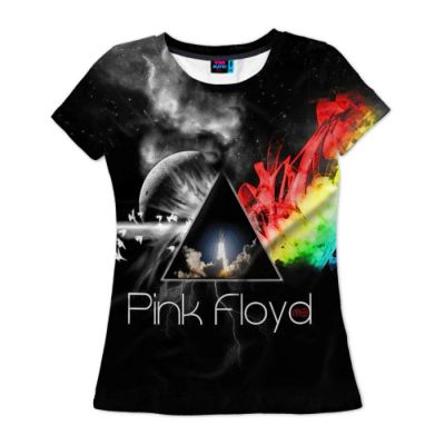 Лот: 10961647. Фото: 1. Женская футболка 3D "Pink Floyd... Футболки, топы и майки