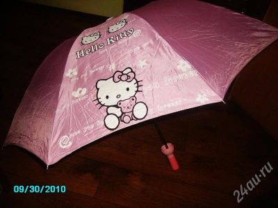 Лот: 538089. Фото: 1. Зонт Hello Kitty. Зонты