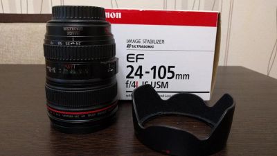 Лот: 10570231. Фото: 1. Объектив Canon EF 24-105mm f/4L... Объективы