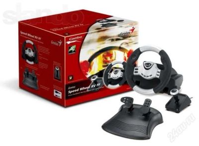 Лот: 2792534. Фото: 1. Продам руль Genius Speed Wheel... Рули, джойстики