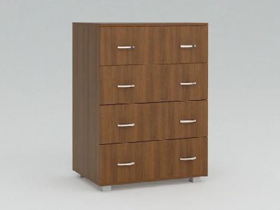 Лот: 4394913. Фото: 1. комод с 4-мя ящиками,орех. Комоды