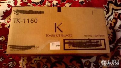Лот: 11178116. Фото: 1. Тонер картридж Kyocera TK-1160. Картриджи, расходные материалы