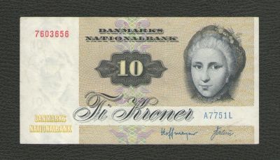 Лот: 16550967. Фото: 1. 10 крон 1972 года. Дания. Состояние... Европа