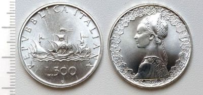 Лот: 7373730. Фото: 1. Италия. 500 лир 1998 (серебро... Европа