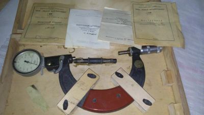 Лот: 9077871. Фото: 1. микрометр рычажный МРИ 100-125... Контрольно-измерительное оборудование