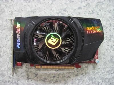 Лот: 2500707. Фото: 1. ATI RADEON PowerColor HD6770 1GB... Видеокарты
