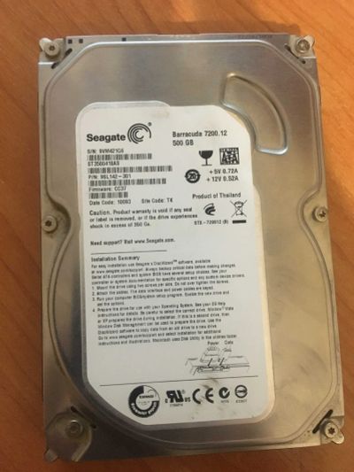 Лот: 15262256. Фото: 1. Жесткий диск Seagate Barracuda... Жёсткие диски (HDD)