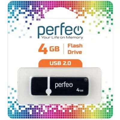 Лот: 24948763. Фото: 1. Флеш-накопитель USB2.0 4Gb Perfeo... USB-флеш карты