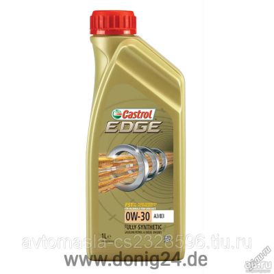 Лот: 13627799. Фото: 1. Castrol Edge 0W-30 A3/B4 Titanium... Масла, жидкости