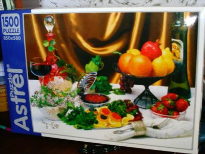 Лот: 3476809. Фото: 1. Пазл-картина Натюрморт 1500 деталей... Произведения