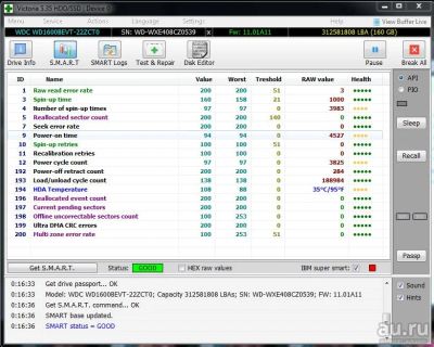 Лот: 17971299. Фото: 1. HDD WD1600BEVT. Жёсткие диски (HDD)