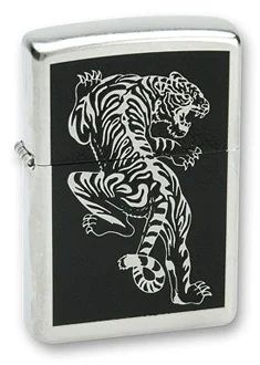 Лот: 6709929. Фото: 1. Зажигалка Zippo (Зиппо, США) Тигр... Зажигалки, спички, пепельницы