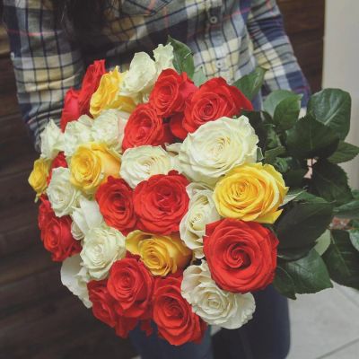Лот: 7223171. Фото: 1. Сборный букет. Цветы на Щорса... Свежие цветы