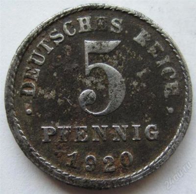 Лот: 1777433. Фото: 1. vz Германия 5 пфенигов 1920 F. Германия и Австрия
