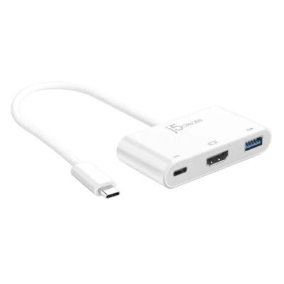 Лот: 21438682. Фото: 1. USB-хаб j5create USB Type-C to... USB хабы