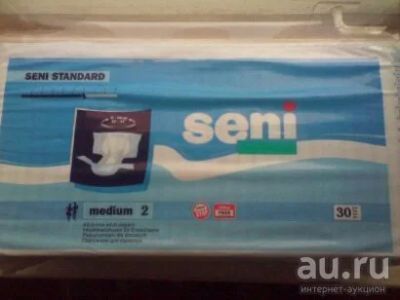 Лот: 9952935. Фото: 1. продам подгузники seni standard... Реабилитация, уход за больными