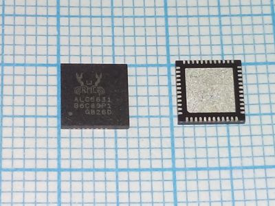 Лот: 12478236. Фото: 1. Аудиокодек ALC5631 QFN48 6x6mm. Микросхемы