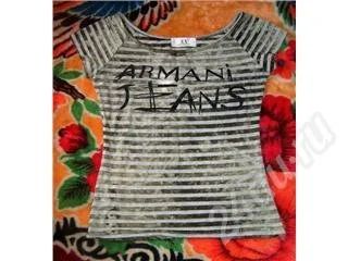 Лот: 300328. Фото: 1. футболка Armani Jeans. Свитеры, толстовки