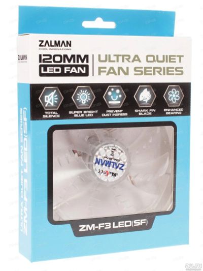 Лот: 18109704. Фото: 1. Вентилятор Zalman ZM-F3 LED(SF... Системы охлаждения