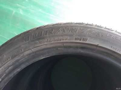 Лот: 14456463. Фото: 1. Шины Bridgestone turanza225|45... Шины