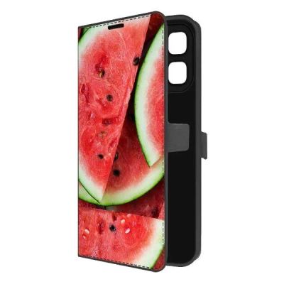 Лот: 25542882. Фото: 1. Чехол Krutoff Eco Book "Арбуз... Чехлы, бамперы