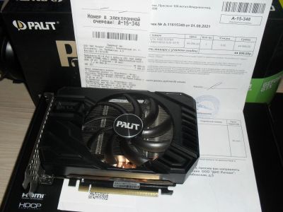 Лот: 21445595. Фото: 1. Видеокарта Palit GeForce GTX 1660... Видеокарты