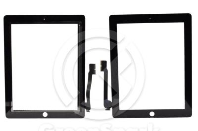 Лот: 16537003. Фото: 1. Тачскрин для iPad3 / iPad4 (черный... Дисплеи, дисплейные модули, тачскрины