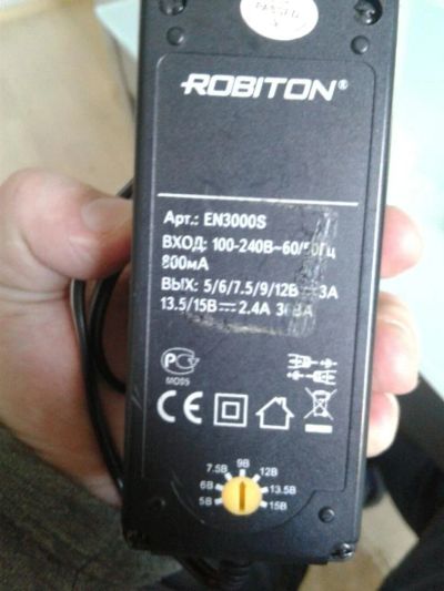 Лот: 11484309. Фото: 1. Блок питания Robiton EN3000s. Зарядные устройства, блоки питания для бытовой техники