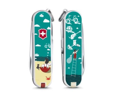 Лот: 15349037. Фото: 1. Нож-брелок Victorinox Classic... Ножи, топоры