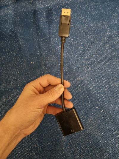 Лот: 19660731. Фото: 1. Переходник dp - vga displayport-vga. Шлейфы, кабели, переходники