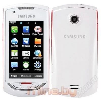 Лот: 1352123. Фото: 1. Samsung S 5620 White. Кнопочные мобильные телефоны