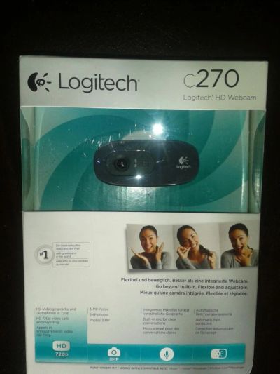 Лот: 7000190. Фото: 1. Продам Веб-камера Logitech 720HD... Другое (компьютеры, оргтехника, канцтовары)