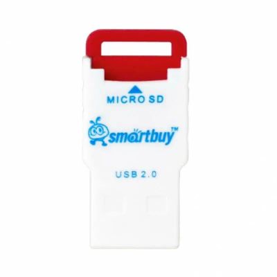 Лот: 25010468. Фото: 1. Картридер внешний Smartbuy SBR-707-R... Другое (периферия)